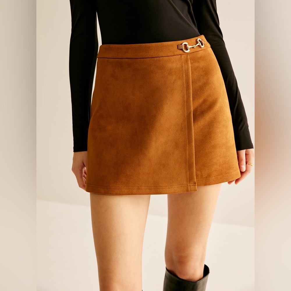 Brand new Suede Mini Skirt